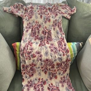 Off the shoulder dress